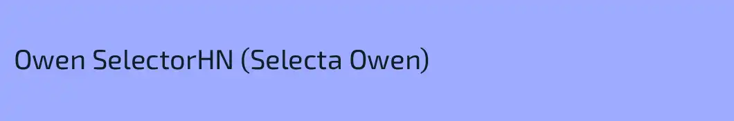 Owen SelectorHN (Selecta Owen) 